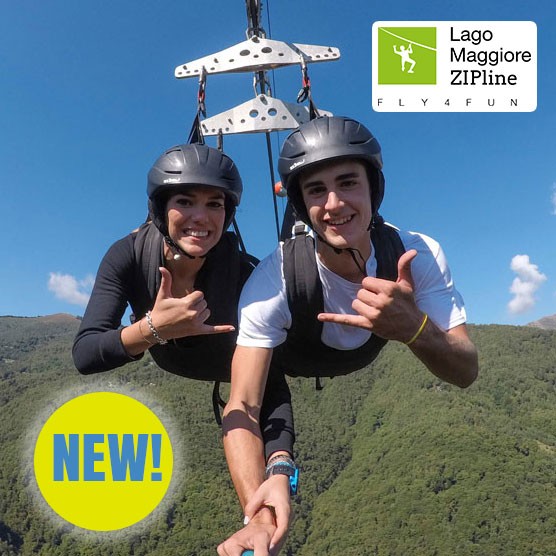 Pacchetto esperienza Zipline Lago Maggiore